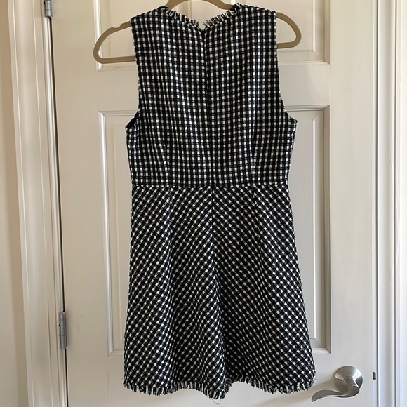 Black and White Mini Dress - Picture 3 of 4